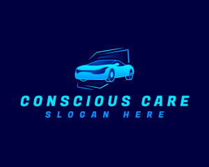 Race Car Automobile logo design