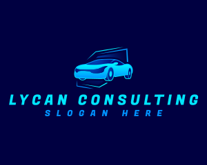 Race Car Automobile logo design