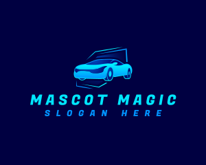 Race Car Automobile logo design