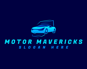 Race Car Automobile logo design