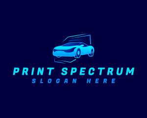 Race Car Automobile logo design