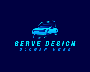 Race Car Automobile logo design