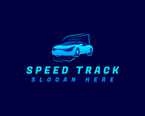 Race Car Automobile logo