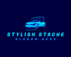 Race Car Automobile logo design