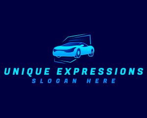 Race Car Automobile logo design