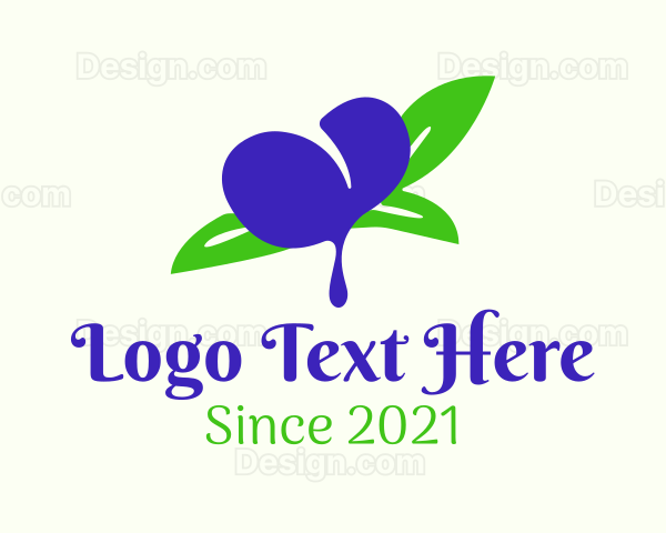 Blueberry Plant Juice Logo