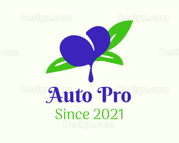 Blueberry Plant Juice Logo