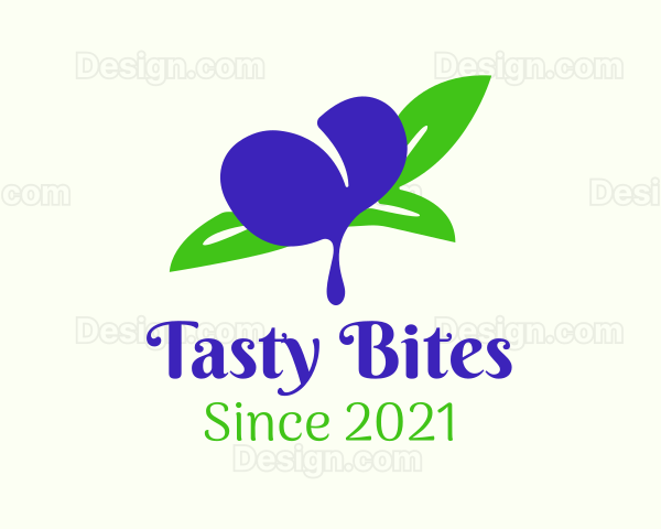 Blueberry Plant Juice Logo