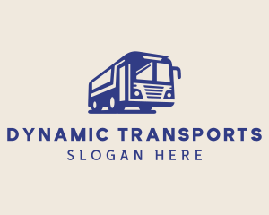 Tour Bus Vehicle Transport logo design