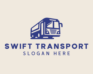 Tour Bus Vehicle Transport logo design