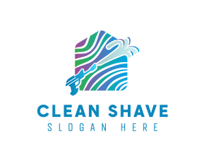 House Power Cleaning logo design