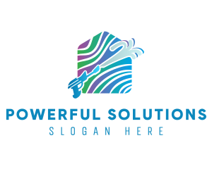 House Power Cleaning logo design