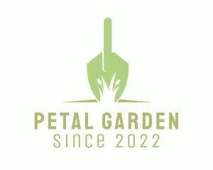 Shovel Lawn Maintenance  logo design