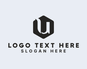 Professional Company Letter U logo design