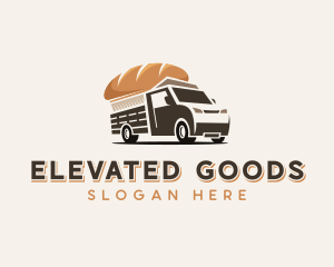 Bread Vendor Truck logo design