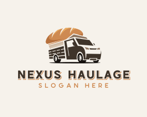 Bread Vendor Truck logo design