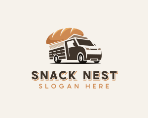 Bread Vendor Truck logo design