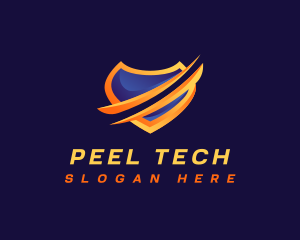 Shield Tech Security logo design