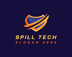 Shield Tech Security logo design