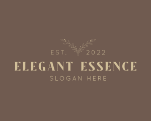 Gold Elegant Wordmark  logo design