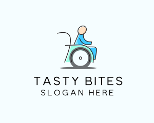 Wheelchair Disability Care Logo