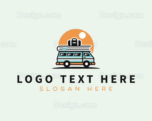 Book Bag Travel Van Logo