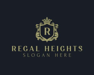 Regal Royalty Shield logo design