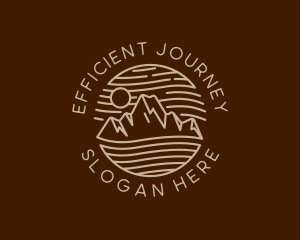 Mountain Travel Adventure logo design