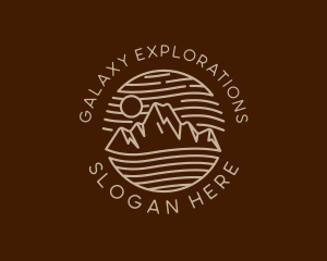 Mountain Travel Adventure logo design