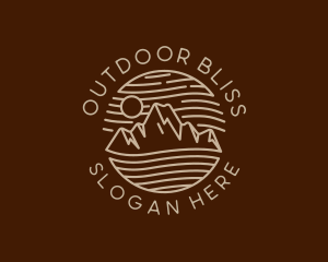 Mountain Travel Adventure logo design