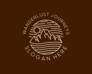 Mountain Travel Adventure logo design