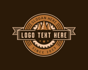 Chainsaw Woodwork Carpentry logo