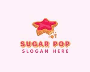 Sugar Star Cookie logo design