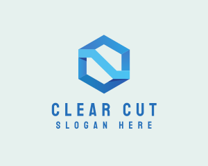 Corporate Geometric Hexagon logo design