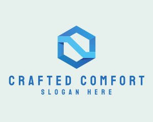 Corporate Geometric Hexagon logo design