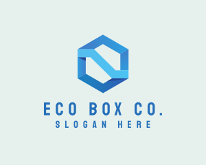 Corporate Geometric Hexagon logo design