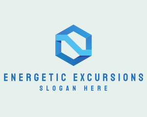 Corporate Geometric Hexagon logo design