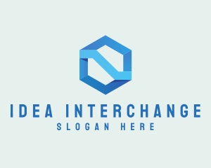 Corporate Geometric Hexagon logo design