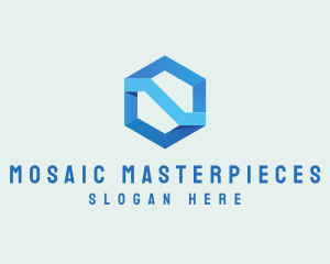 Corporate Geometric Hexagon logo design