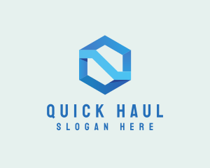 Corporate Geometric Hexagon logo design