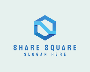 Corporate Geometric Hexagon logo design