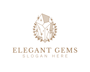 Elegant Diamond Jewelry logo design