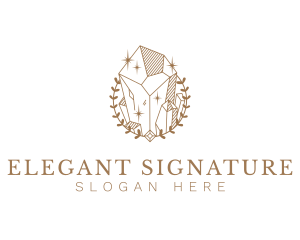 Elegant Diamond Jewelry logo design