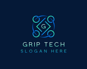 Startup Tech Developer logo design