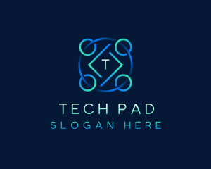 Startup Tech Developer logo design