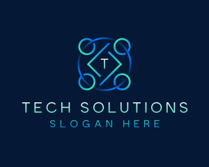 Startup Tech Developer logo design