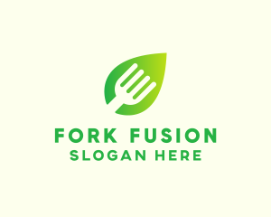 Organic Food Fork  logo