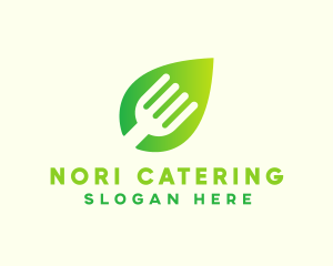 Organic Food Fork  logo design