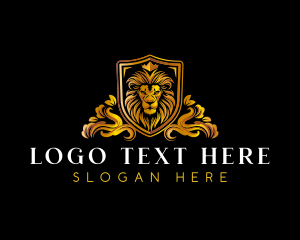 Luxury Monarch Lion logo