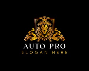 Luxury Monarch Lion logo